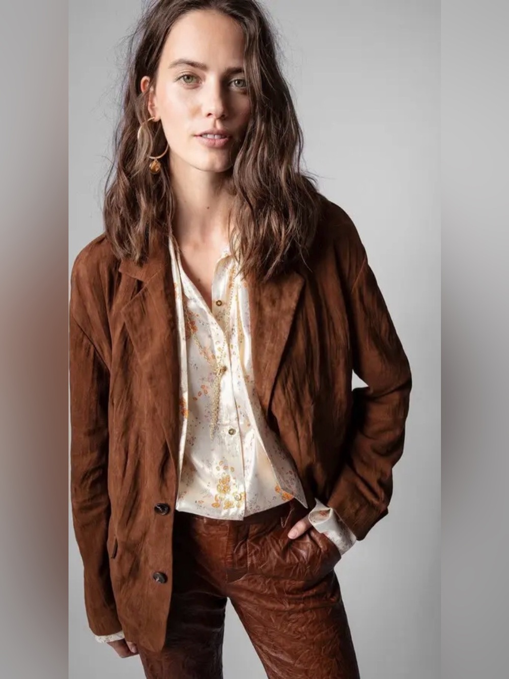 Zadig & Voltaire Suede Jacket | Size Small - Picture 7 of 16